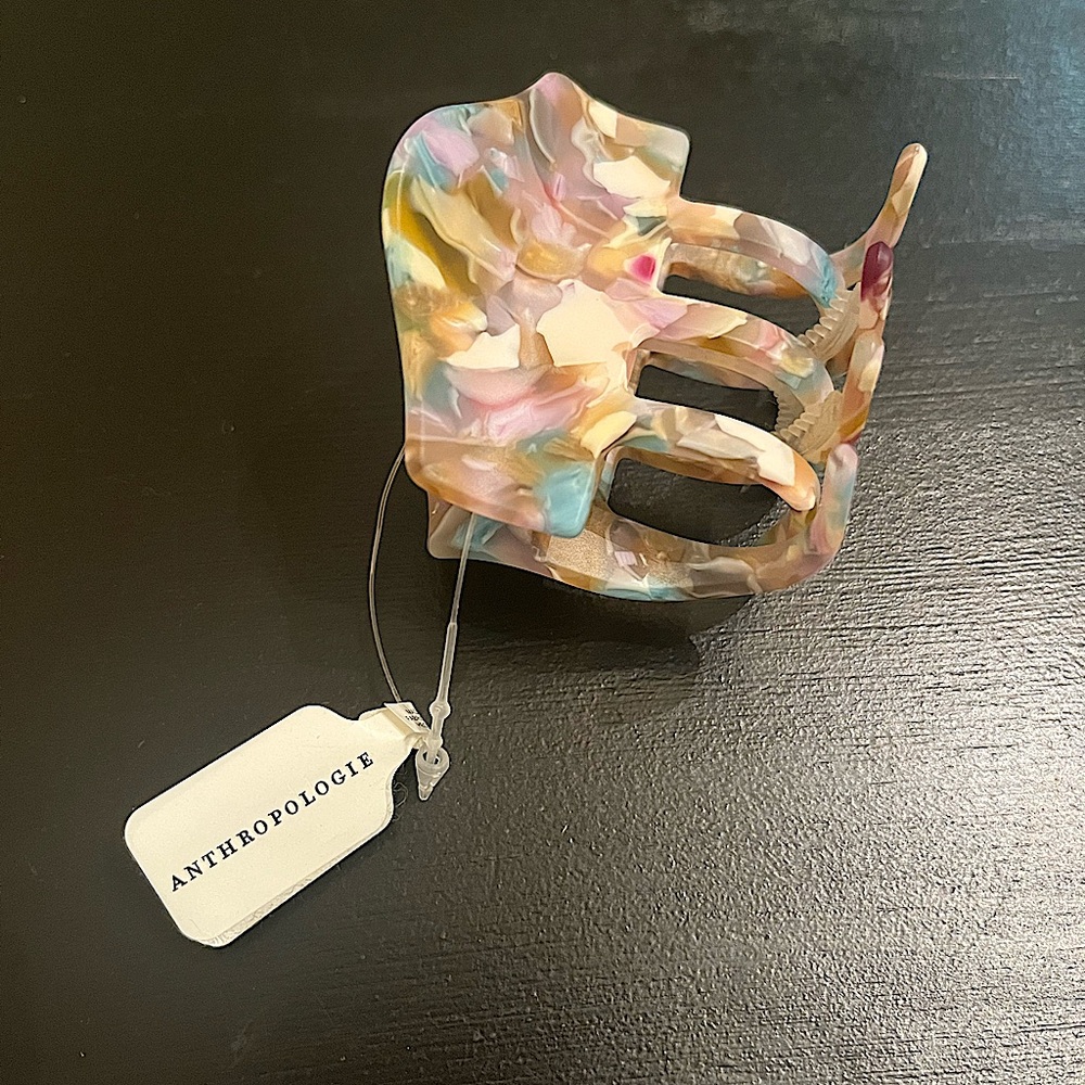 NWT Anthro claw clip - multicolored!